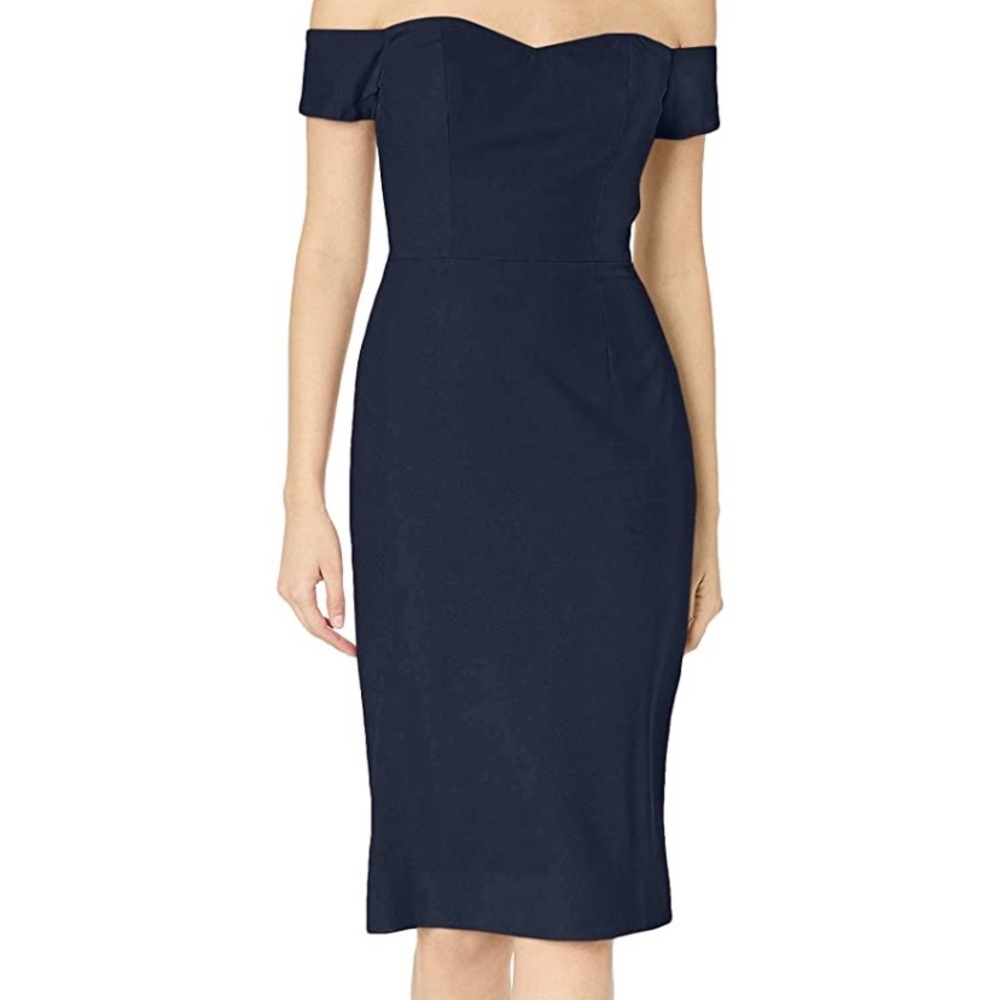 Dress the Population Bailey off the shoulder dress